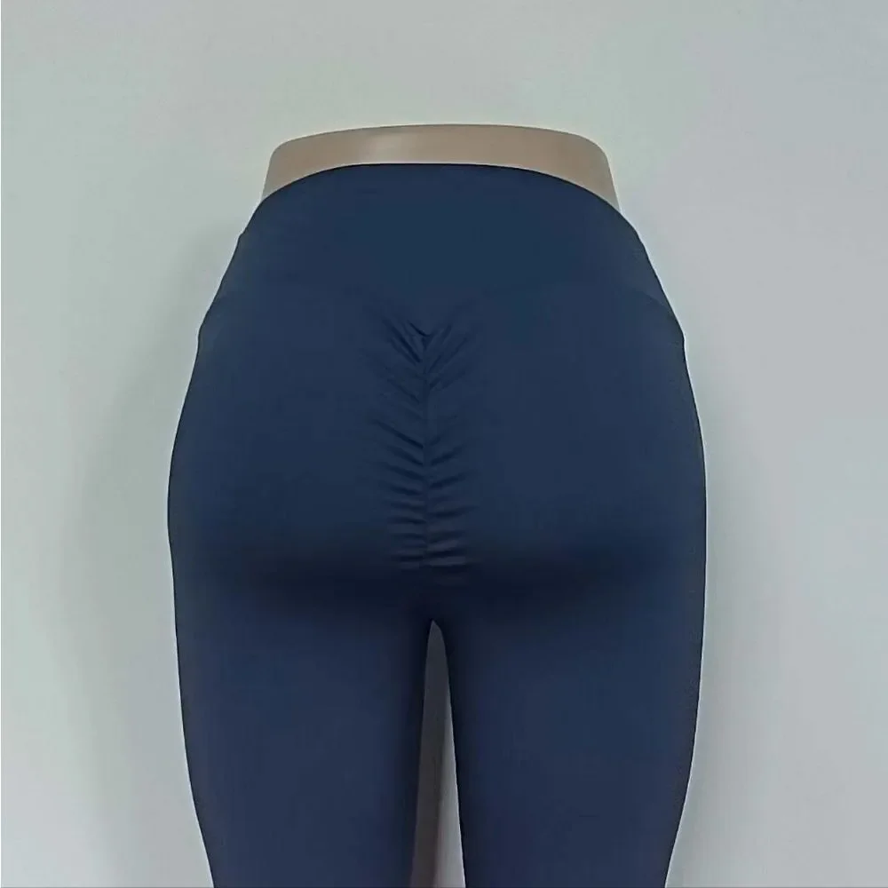 Hot Women Butt Lift Pants High Waist Yoga Compression Leggings Scrunch Trousers